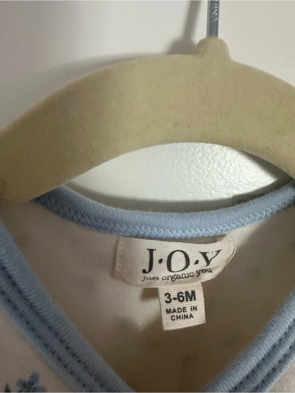 Joy Organic cotton baby girl 3 pack bodysuits